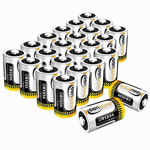 CR123A 24個 3Vリチウム電池 1600mAh Keenstone Qrio Lock 電池 PTC保護付き 非充電式バッテリー カメラ マイク 懐中電灯 測光計 バイク 適用