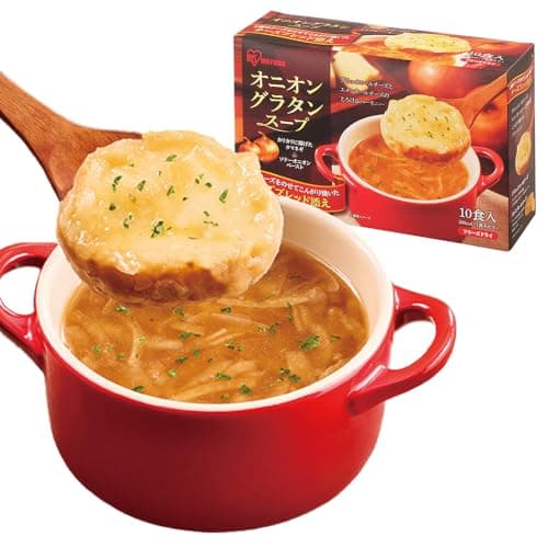 アイリスオーヤマ(IRIS OHYAMA) スープ オニオングラタンスープ 10食 フリーズドライ