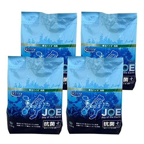 善玉バイオ浄 エコプラッツ JOE 抗菌プラス エコ洗剤 【4袋(詰替容器なし)】
