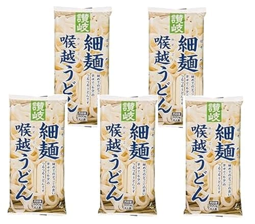 さぬきシセイ 讃岐細麺喉越うどん 600g×5袋