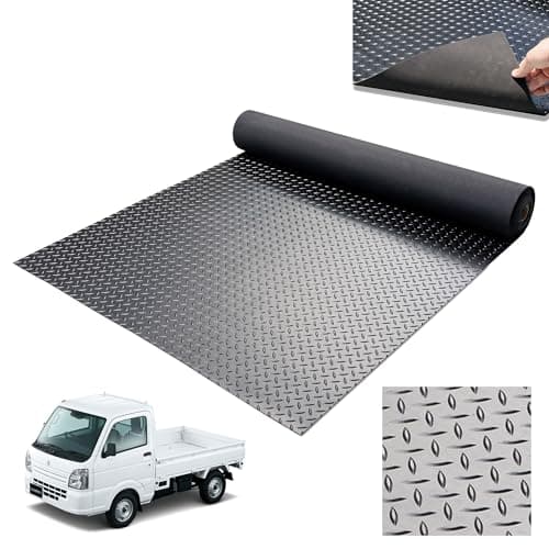軽トラック 荷台マット 3mm 軽トラ 幅140cm×長さ201cm 10kg トラックゴムシート ゴムマット 業務用 屋外