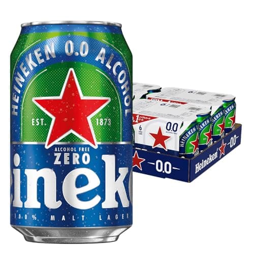 ハイネケン ゼロゼロ 缶 Heineken 0.0 [ ノンアルコールビール 330ml x 24本 ]
