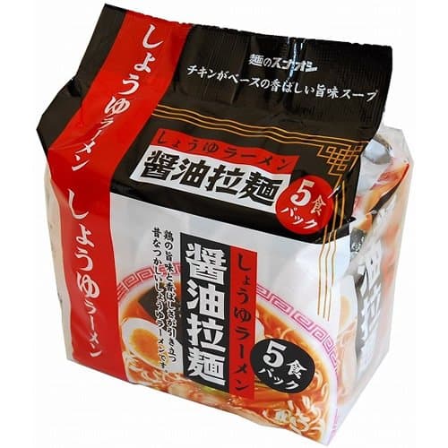 麺のスナオシ スナオシ 醤油拉麺 5食パック×6個