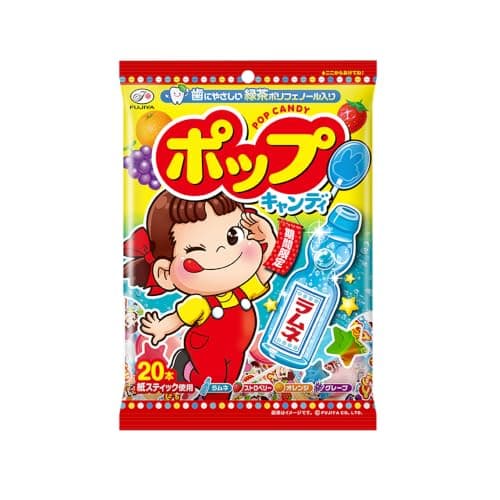 不二家 ポップキャンディ袋 20本×6袋