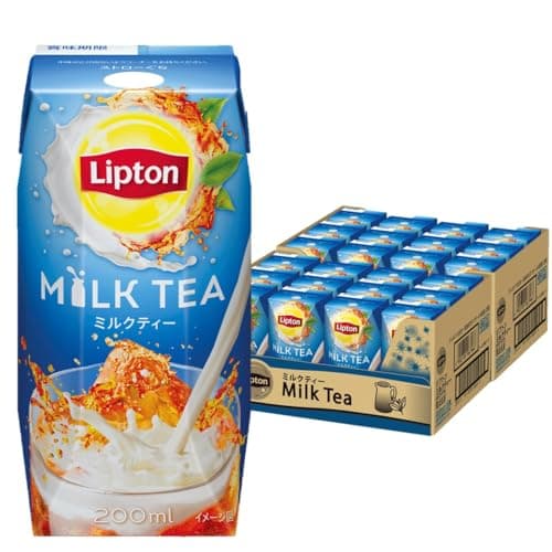 リプトン ミルクティー 紙パック 200ml 24本 紅茶 飲み物 常温保存 森永乳業