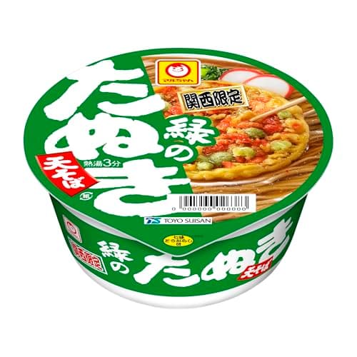 赤いきつね マルちゃん 緑のたぬき天そば 関西 ( 101g×12個 ) 関西限定 カップ麺 関西風つゆ / ねぎ入り カップそば 小エビ天 かまぼこ) 箱買い 東洋水産