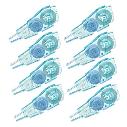 プラス 修正テープ ホワイパー PT 5mm 交換テープ 徳用 8個入 WH-645R-4 51-835 ×2 ブルー