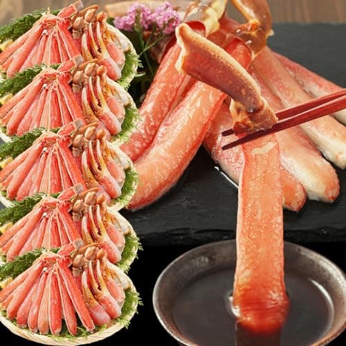 ますよね 蟹刺しOK カット済み ズワイガニ ポーション 超メガ盛り3kg(600g×5箱) かに カニ 蟹 ずわいがに ズワイガニ 蟹しゃぶ