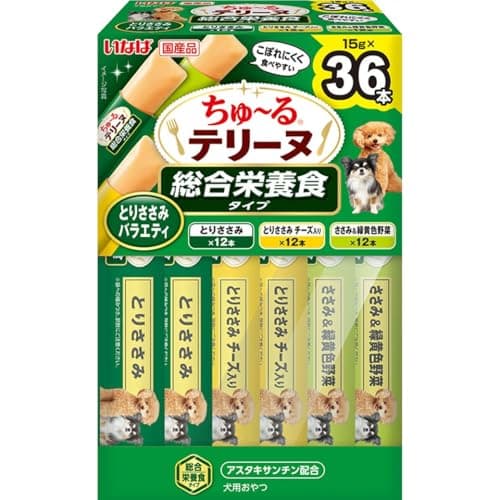 いなば ちゅ~るテリーヌ 総合栄養食タイプ とりささみバラエティ 15g×36本
