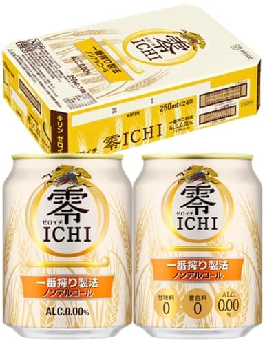 零ICHI キリン ノンアルコールビール250ml×24本 ノンアル 一番搾り製法