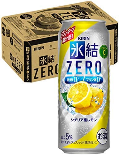 氷結 チューハイ500ml×24本 キリン 氷結ZERO シチリア産レモン レモンサワー 酎ハイ お酒 糖類ゼロ プリン体ゼロ