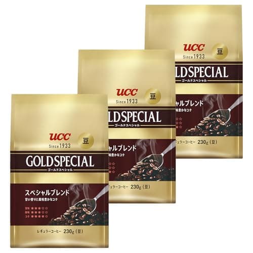 ゴールドスペシャル スぺシャルブレンド 炒り豆 230g×3個【豆のまま】