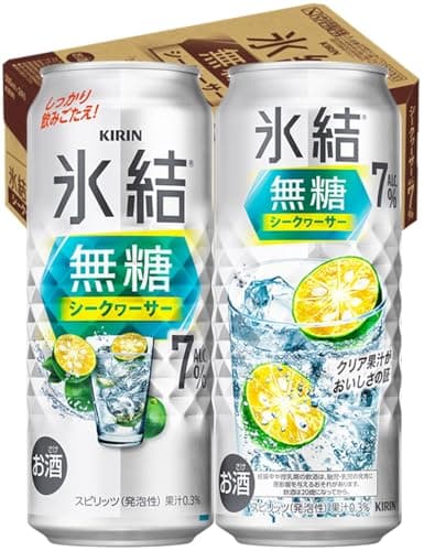 氷結無糖 チューハイ500ml×24本 キリン シークヮーサー ALC.7% サワー 酎ハイ お酒 甘くない