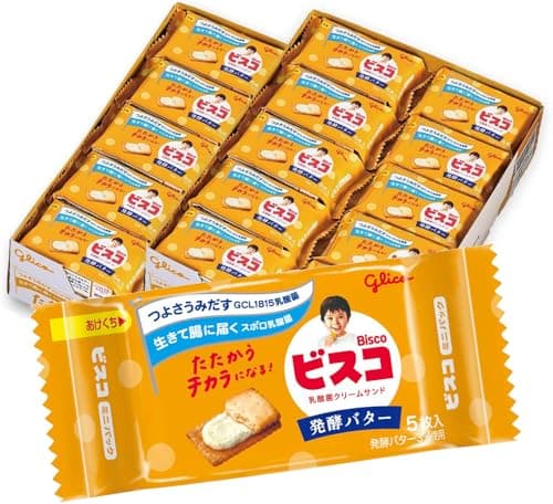 江崎グリコ ビスコ ミニパック 発酵バター 5枚×40個