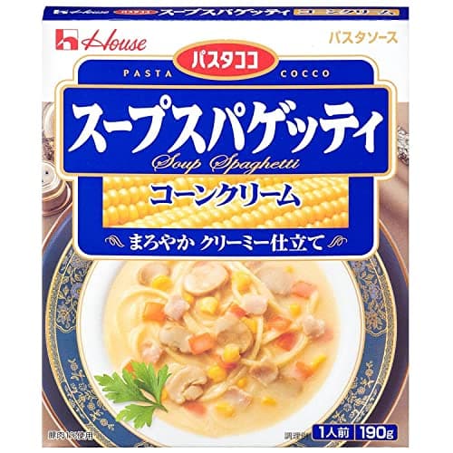 パスタココ House ハウス スープスパゲッティ コーンクリーム 190g×10個【パスタソース】