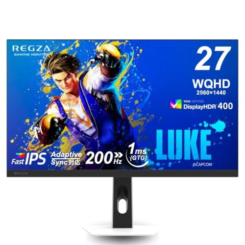 【Amazon.co.jp限定】 REGZA ゲーミングモニター RM-27G5SE 27インチ QHD Fast IPS