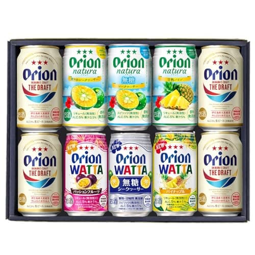 YIPPEEN【沖縄のうまいを味わう】オリオン ビール チューハイ 10本 詰め合わせギフト [ギフトボックス入り ギフトセット]