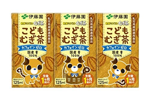 伊藤園 健康ミネラルむぎ茶 こどもむぎ茶 紙パック 125ml×3本パック×12個