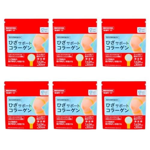 キューサイ ひざサポートコラーゲン 150g 6袋まとめ買い 専用スプーン付 機能性表示食品