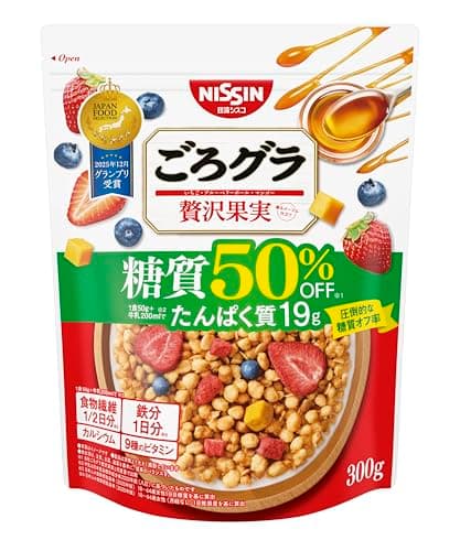 日清シスコ ごろグラ 糖質50%オフ 贅沢果実 300g×8袋