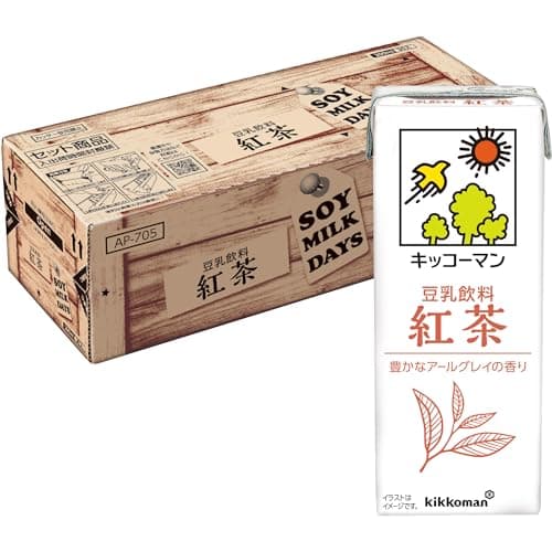 【Amazon.co.jp限定】 キッコーマン 豆乳飲料 紅茶 SOYMILK DAYS 200ml ×30本