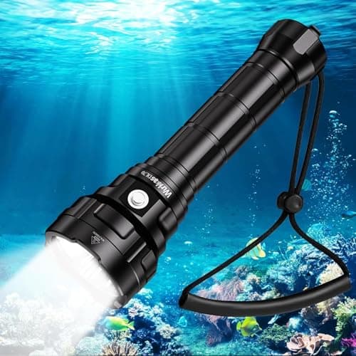 Wurkkos ダイビングライト DL70 LED 懐中電灯 防水 13000LM ダイビング 懐中電灯 XHP50.2 LED×4採用 水中ライト 水中100Mまで使用可能 防災グッズ 魚突き 釣り キャンプ 登山 アウトドア ハンディライト