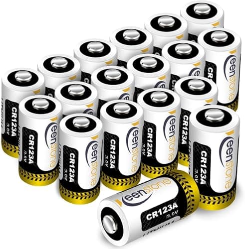 CR123A 18個 3Vリチウム電池 1600mAh Keenstone Qrio Lock 電池 PTC保護付き 非充電式バッテリー カメラ マイク 懐中電灯 測光計 バイク 適用