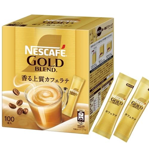 【 スティックコーヒー 大容量 】ネスカフェ ゴールドブレンド 100本,カフェラテ,カフェオレ,個包装