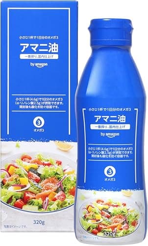by Amazon 日清オイリオ アマニ油 フレッシュキープボトル 320g