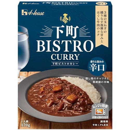 下町BISTRO ハウス CURRY(下町ビストロカレー) 辛口 170g ×5個【レンジ調理対応】【レトルト食品】【非常食】