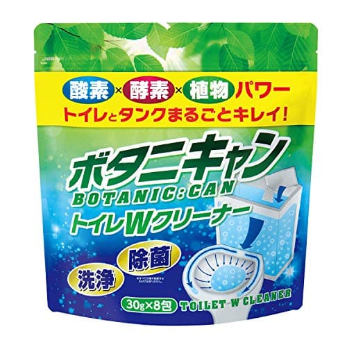ボタニキャン トイレWクリーナー [ トイレとタンクの洗浄剤・掃除 / 30g×8包 / 約2ヶ月分 ] 顆粒タイプ 時短 消臭 除菌 洗浄