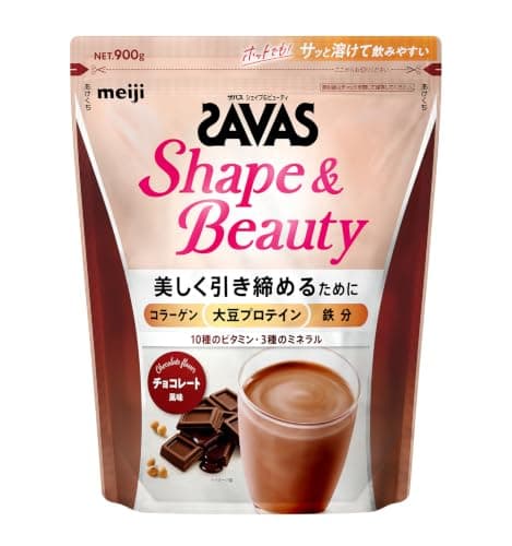 ザバス(SAVAS) シェイプ&ビューティ チョコレート風味 900g 明治