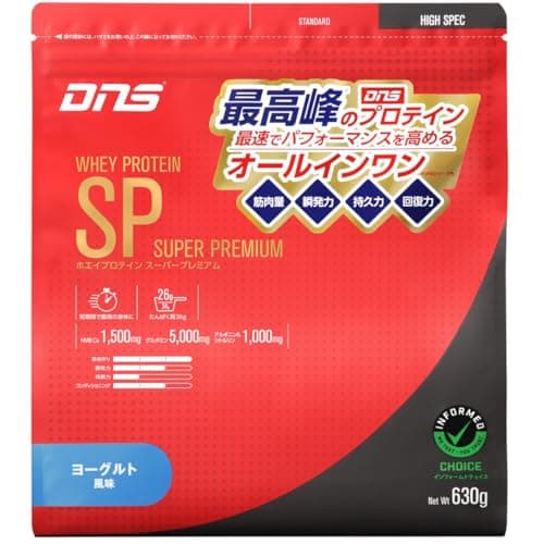 DNS ホエイプロテイン SP ヨーグルト風味 630g オールインワン 国内製造 HMB グルタミン アルギニン シトルリン 筋トレ 水で飲める