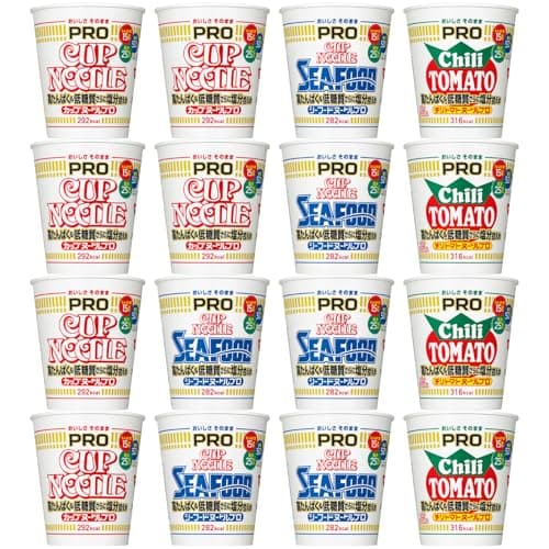 カップヌードルPRO 3種アソート(計16個) 高たんぱく & 低糖質 日清食品 カップ麺 詰め合わせ 箱買い