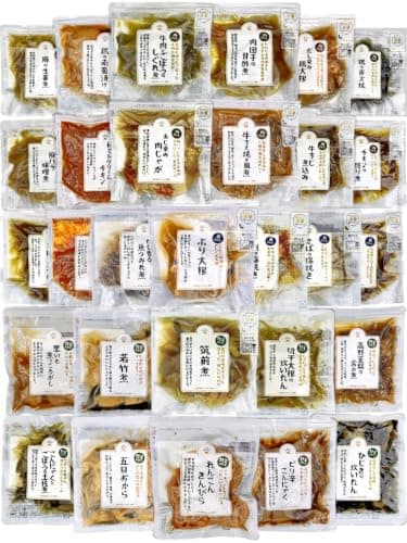 レトルト おかず 詰め合わせ 肉 魚 野菜 惣菜 ええおかず 29種29食 セット レトルト食品 常温保存 レンジ 湯煎 食品 備蓄 保存食