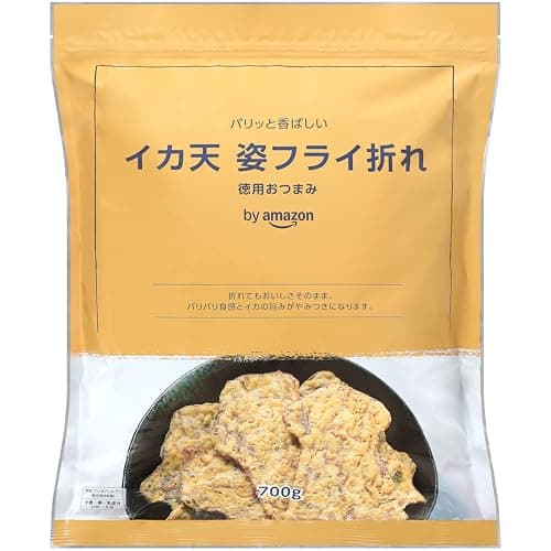 by Amazon イカ天姿フライ折れ 700g 大容量 チャック付き