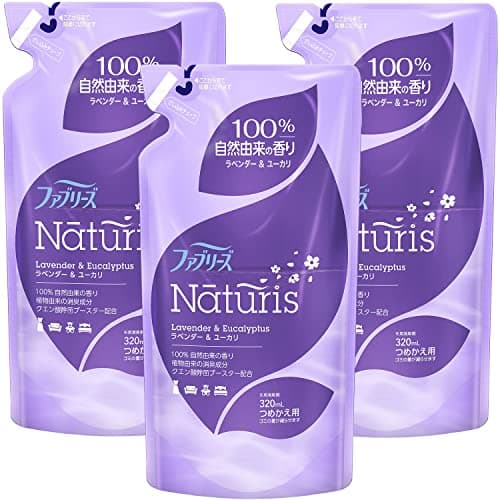 ファブリーズ 【まとめ買い】 ナチュリス 除菌消臭スプレー 布用 ラベンダー&ユーカリ 詰め替え 320mL×3個