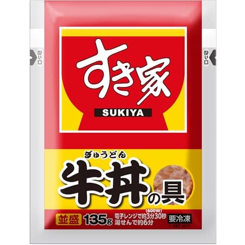 [冷凍]すき家 牛丼の具 135g×10パック