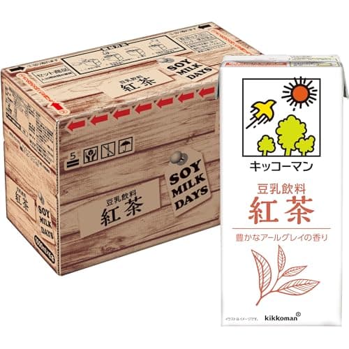 【Amazon.co.jp限定】キッコーマン 豆乳飲料 紅茶 SOYMILK DAYS 1000ml×6本