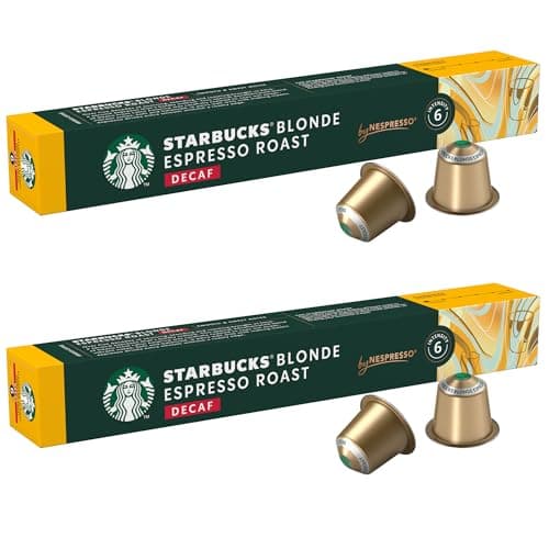 スターバックス ネスプレッソ専用カプセル デカフェ ブロンドエスプレッソロースト10P×2箱