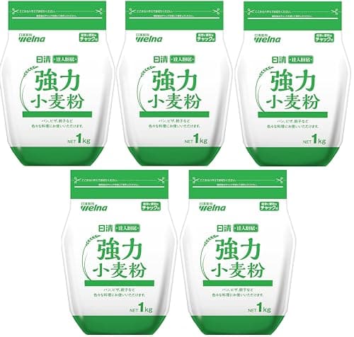 日清製粉ウェルナ 達人厨房 強力小麦粉 1kg ×5個