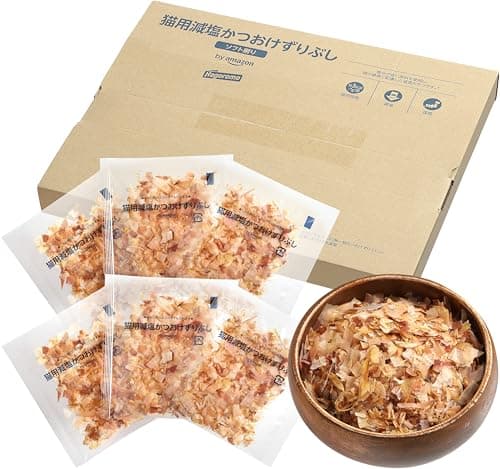 by Amazon はごろも 猫用 減塩かつおけずりぶし ソフト削り【国産】 1gx60袋