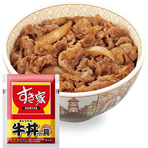すき家 牛丼の具 135g×20パック【どんぶり/おかず】 (冷凍食品 レンジか湯せんで簡単調理)