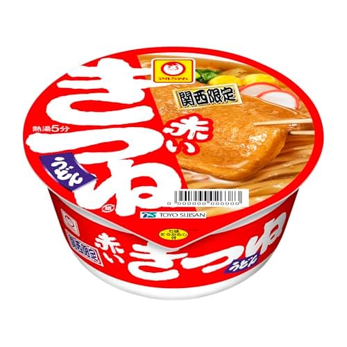 マルちゃん 赤いきつねうどん 関西 ( 96g×12個 ) 関西限定 カップ麺 うどん (あげ 入り / 関西風だし ) カップうどん ( コシ / 太麺) 箱買い 東洋水産