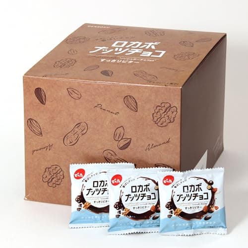 でん六 小袋ロカボナッツチョコ 1kg（個包装約70個）（アーモンド、くるみ、ピーナッツ）