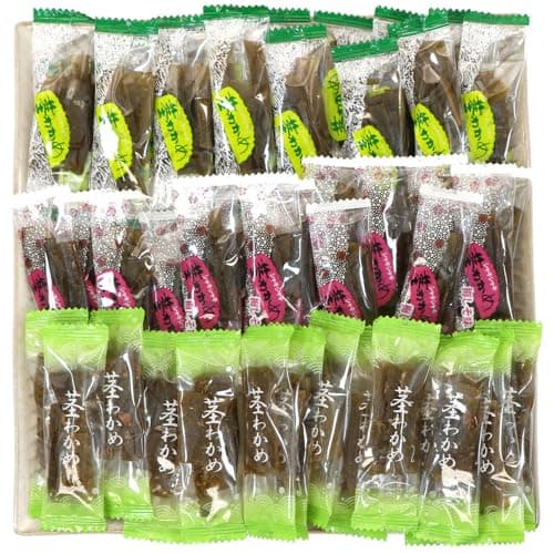 函館えさん昆布の会 三陸産 茎わかめ 3種 食べ比べ 390g うま塩・梅しそ・梅かつお (CL)