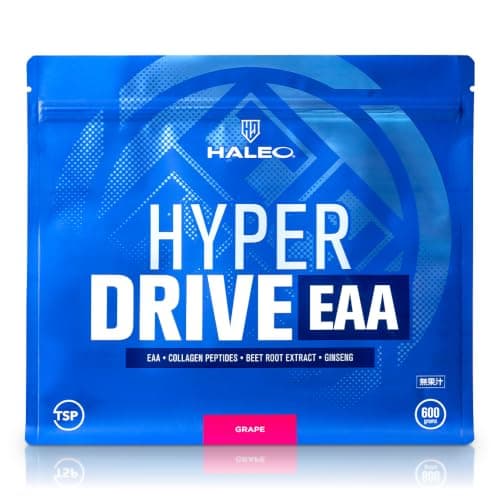 HALEO ハイパードライブ EAA パフォーマンス強化 コラーゲン ビーツ アストラジン 人工甘味料不使用 グレープ味 600g
