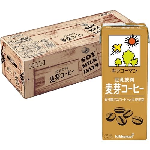 【Amazon.co.jp限定】キッコーマン 豆乳飲料 麦芽コーヒー SOYMILK DAYS 200ml×30本