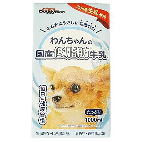 ドギーマン わんちゃんの国産低脂肪牛乳 1000ml