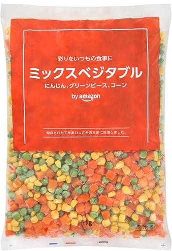 [冷凍] by Amazon ミックスベジタブル 1kg 大容量